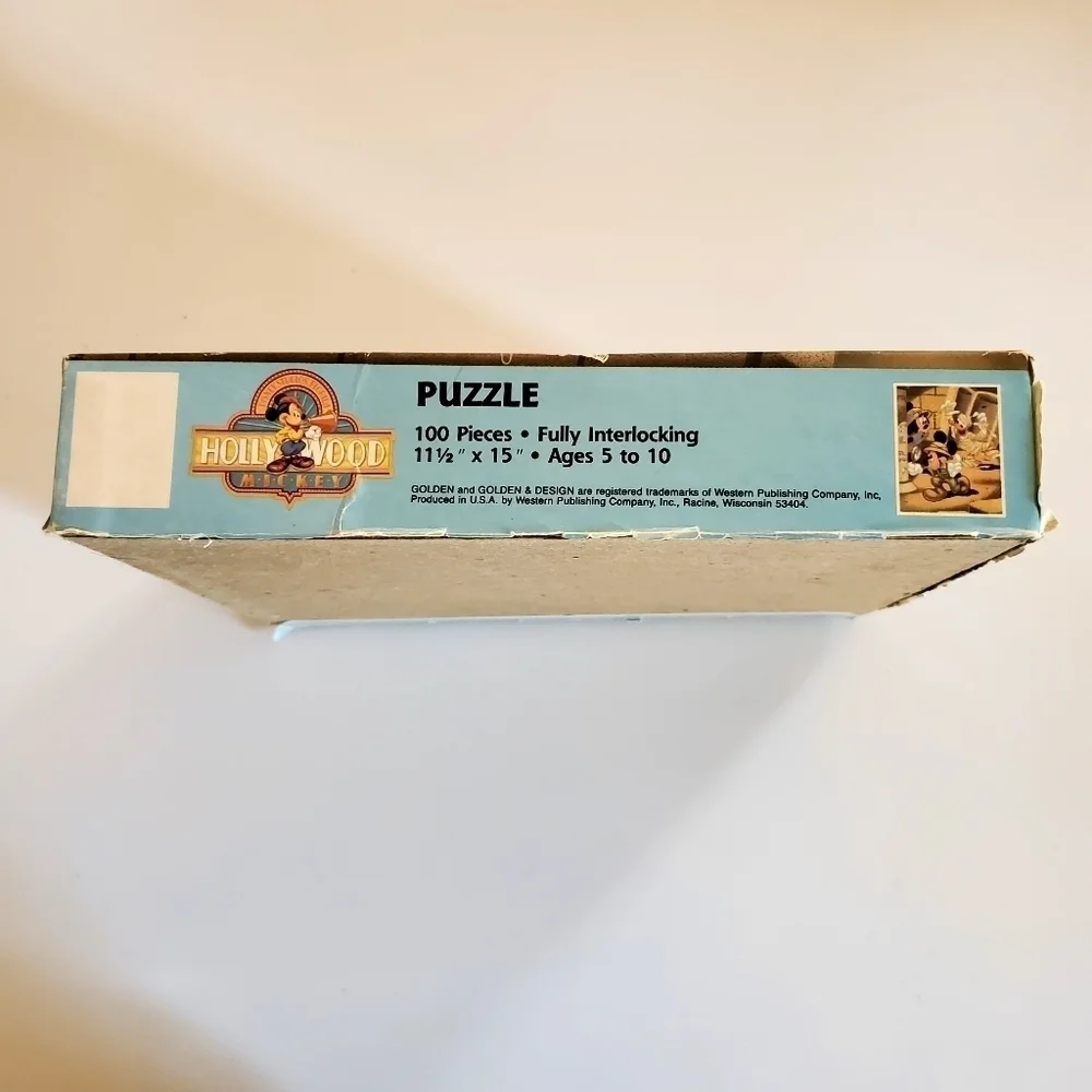 Golden Hollywood Mickey Vintage 100 Piece Puzzle #4095